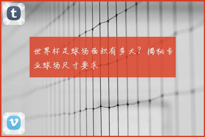 世界杯足球场面积有多大？揭秘专业球场尺寸要求